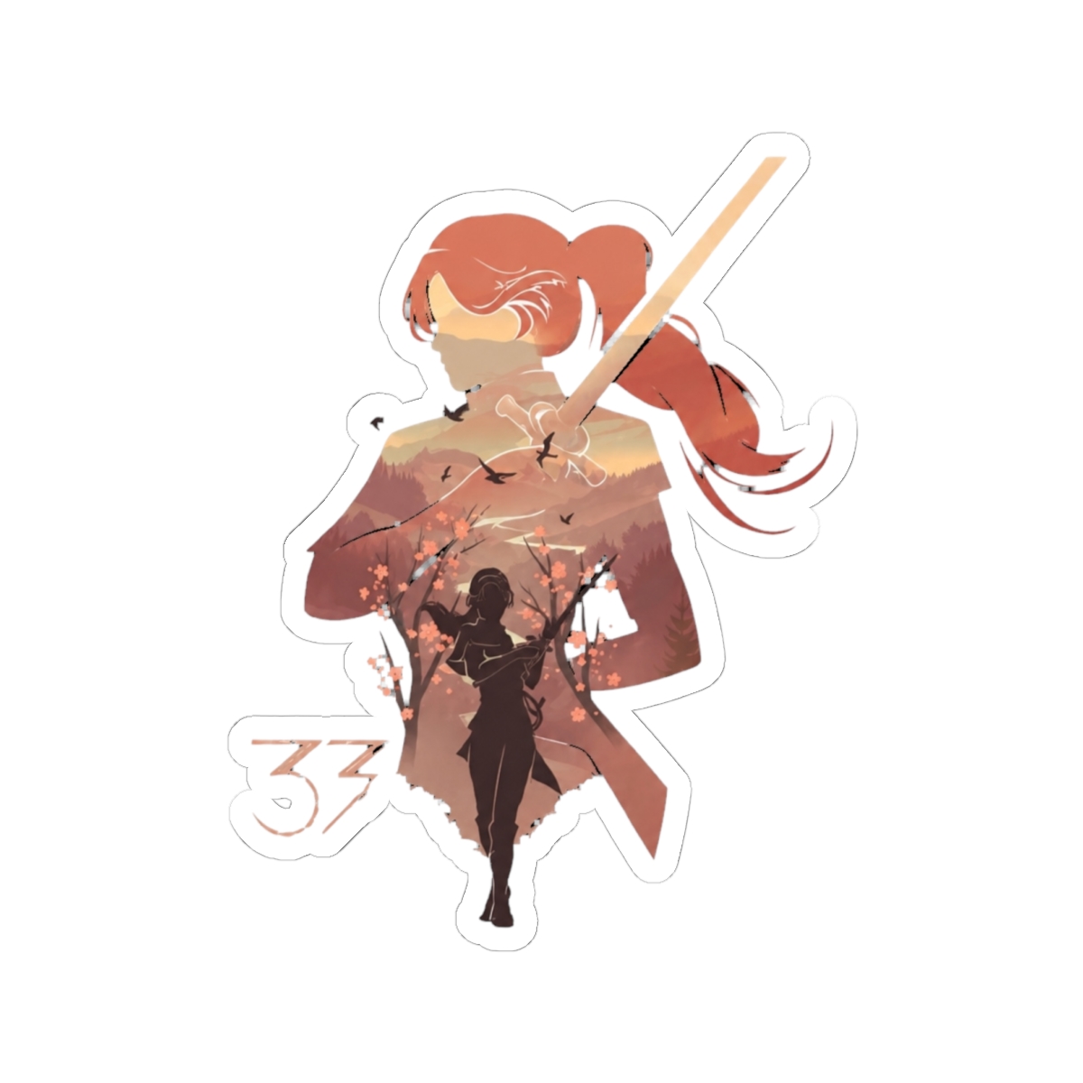 Maelle Expedition 33 Sticker | Clair Obscur: Expedition 33 - alternate angle 2, merchandise