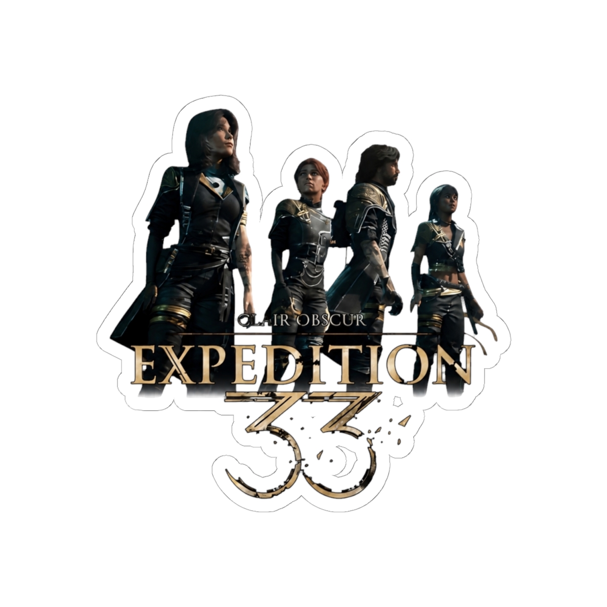Clair Obscur Expedition 33 Squad Party Gamer Team Fan Art | Clair Obscur: Expedition 33 - alternate angle 1, merchandise