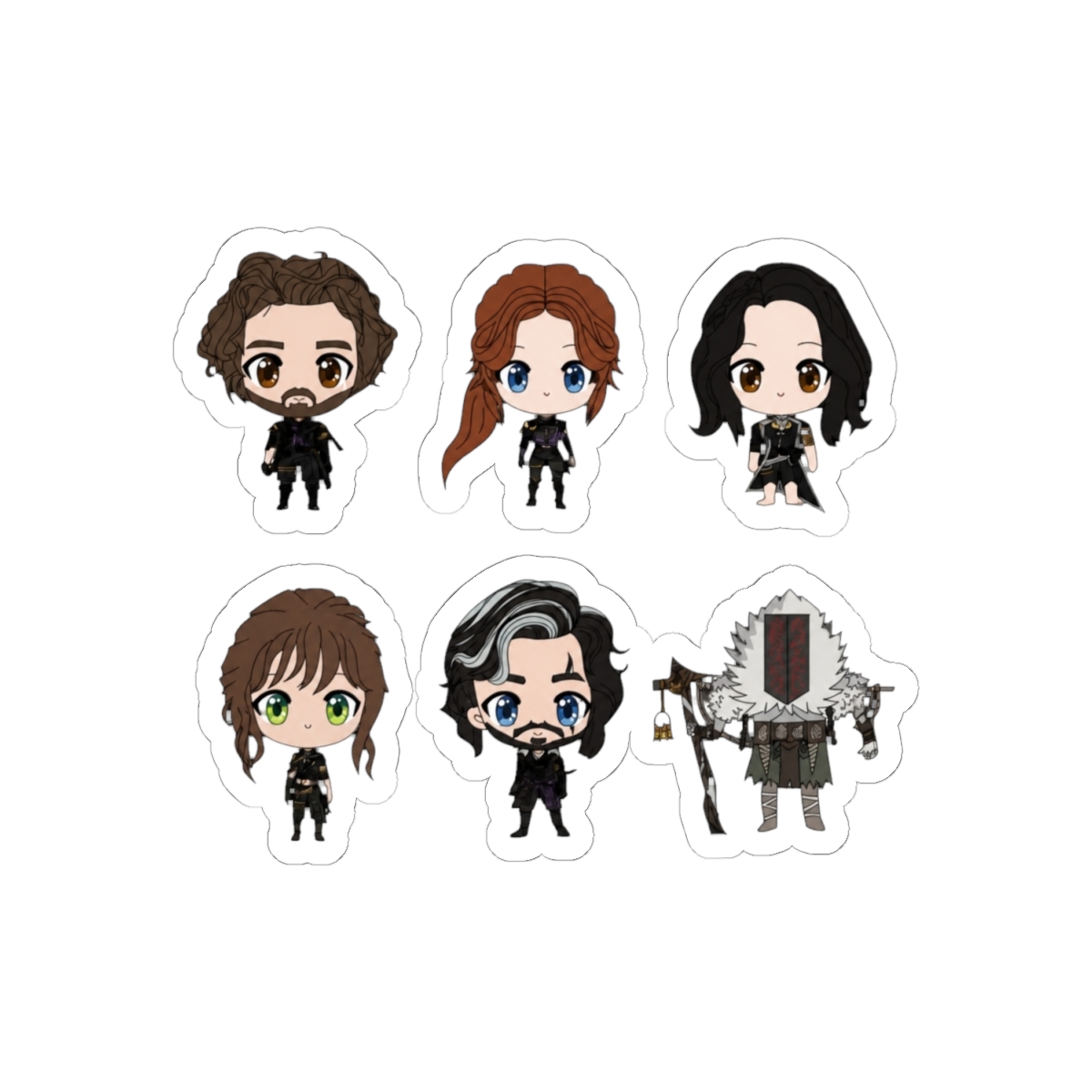 Chibi Clair Obscur Expedition 33 main crew | Clair Obscur: Expedition 33 - alternate angle 1, merchandise