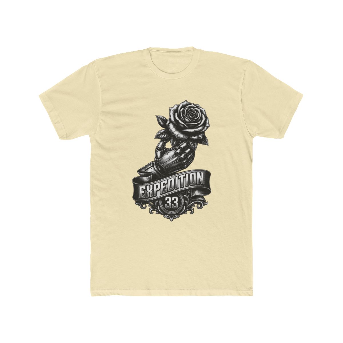 Expedition 33 Robotic Hand Rose T Shirt | Clair Obscur: Expedition 33