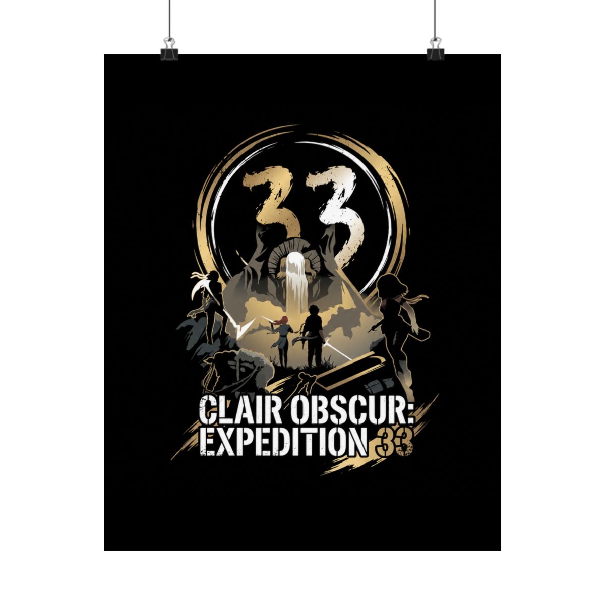 Expedition 33 Clair Obscur Painterly Style Facing the Paintress | Clair Obscur: Expedition 33 - alternate angle 3, merchandise