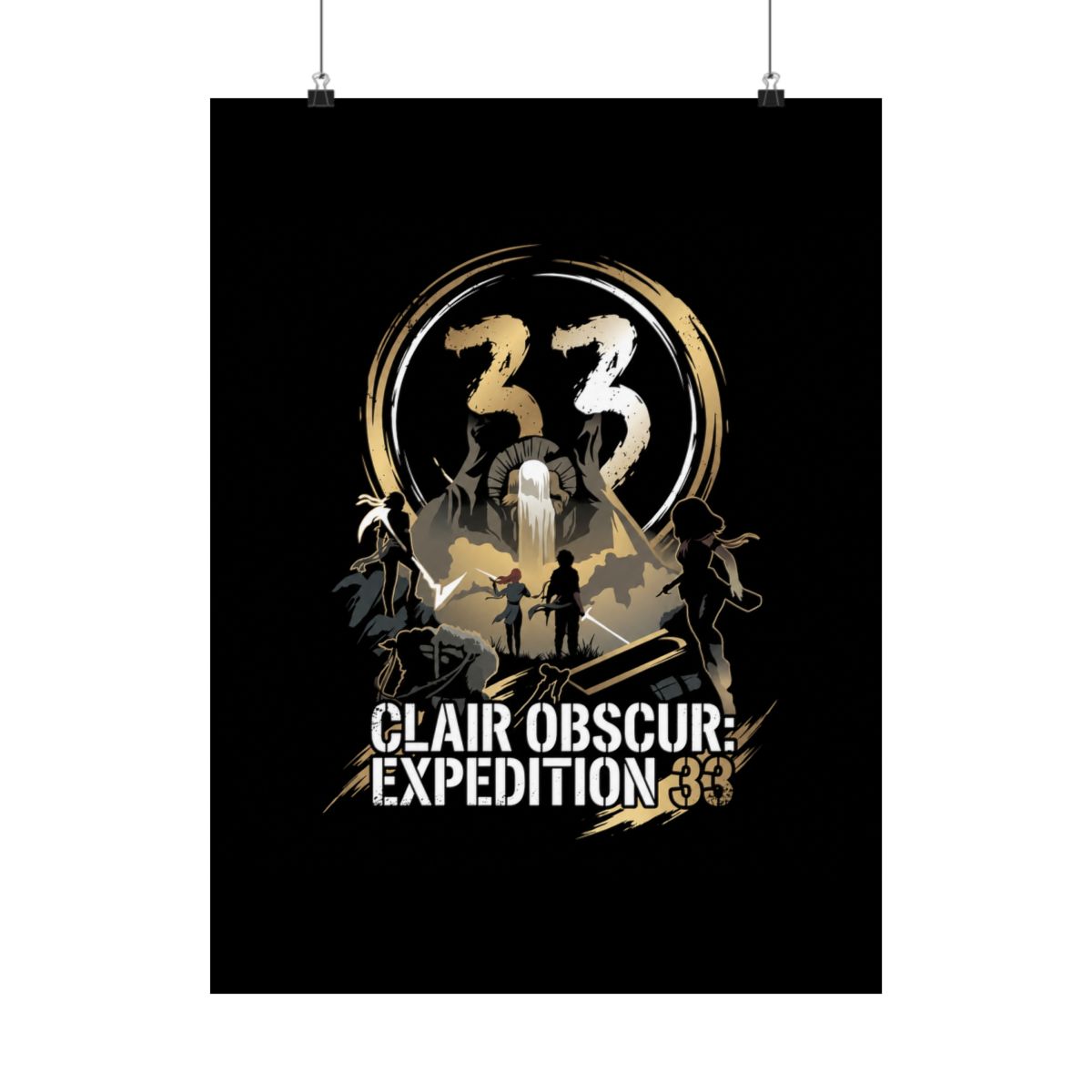 Expedition 33 Clair Obscur Painterly Style Facing the Paintress | Clair Obscur: Expedition 33 - alternate angle 2, merchandise