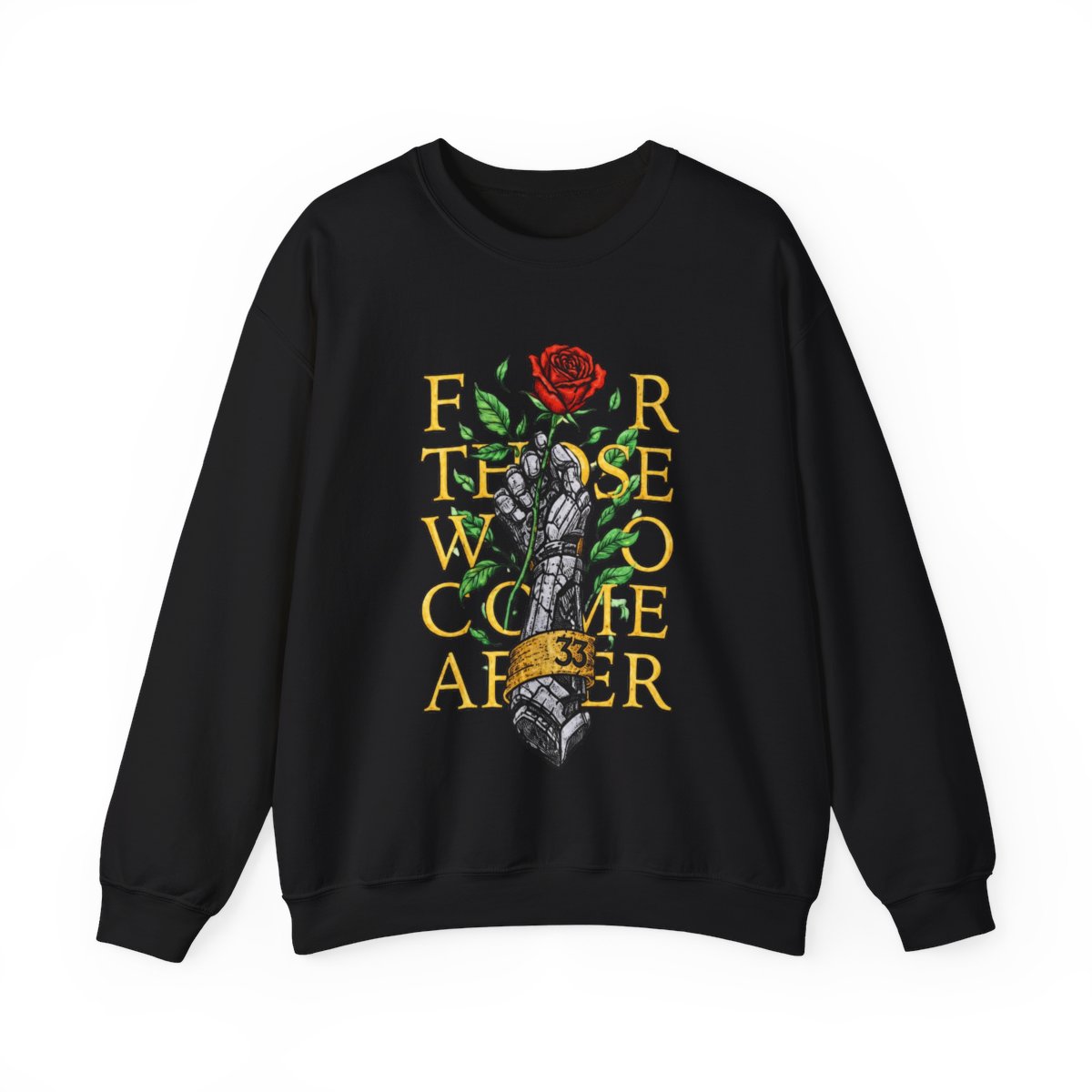 Expedition 33 - For Those Who Come After, Gustave Clair Obscur Crewneck T-Shirts | Clair Obscur: Expedition 33 - alternate angle 3, merchandise